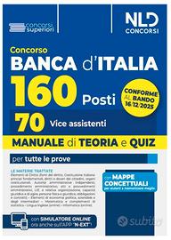 Manuale Concorso Banca d'Italia 70 vice assistenti