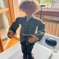 Marionetta anni 50 penso, terraccotta.