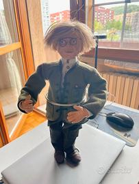 Marionetta anni 50 penso, terraccotta.