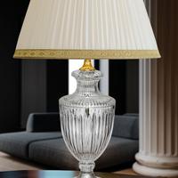 Lampada da tavolo grande classica in cristallo