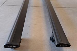 Barre portatutto alluminio Farad Aero Black 120 cm