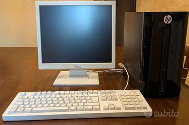 PC HP 460-a004nl con Monitor e Tastiera