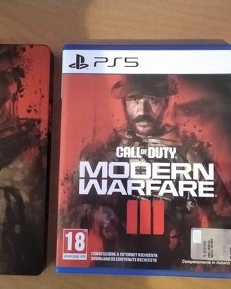 Modern Warfare 3 con steelbook e Black Ops 6