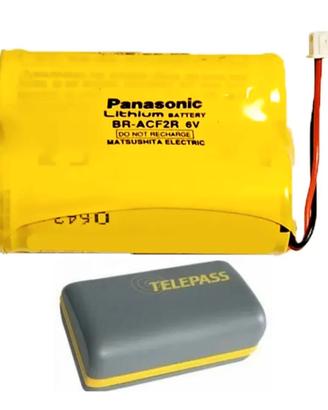 Batteria Pila di ricambio per NUOVO TELEPASS Panas