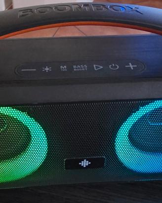 Cassa Bluetooth luminosa bass boost