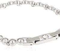 Swarovski Braccialetto Tennis, bianco