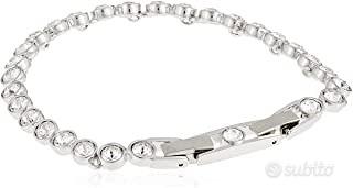 Swarovski Braccialetto Tennis, bianco