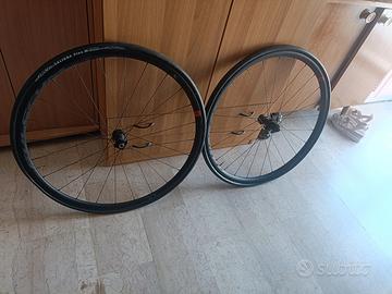 coppia ruote freni a disco 