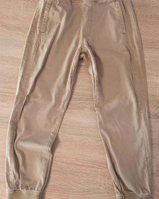 Pantaloni bambina 9/10 Abercrombie & Fitch beige