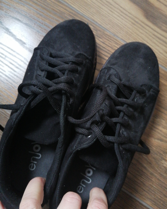 Scarpe 38,5 nere sportive para alta