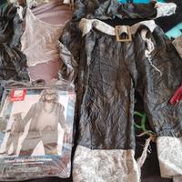 costume carnevale corsaro pirata Caraibi M