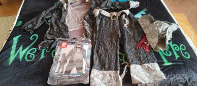 costume carnevale corsaro pirata Caraibi M