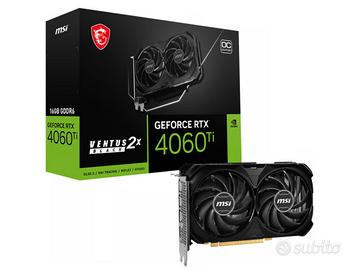 Invidia 4060 TI 16 GB OC ventus 2X black