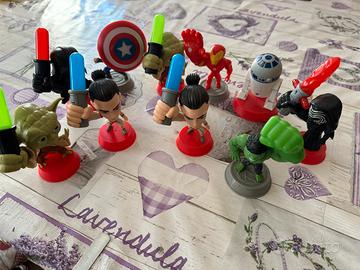 Mini personaggi Star Wars e Marvel
