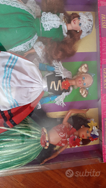 Barbie vintage collezione 9 bambole dal mondo