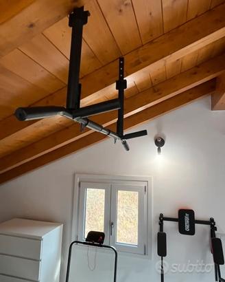 Set Palestra Casa OneTwoFit barta trazioni dip add