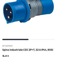 spina industriale presa industriale