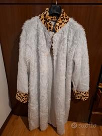 Vestito leopardo bianco carnevale 