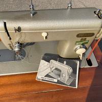 macchina da cucire PFAFF 260 con mobile in radica