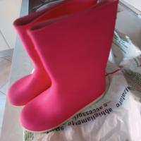 Stivali pioggia rosa