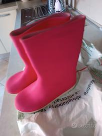 Stivali pioggia rosa