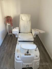 Poltrona pedicure con vasca