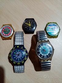 set 5 swatch vintage 