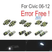 KIT 8 LAMPADE LED INTERNE PER HONDA CIVIC 06-12