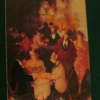 Serigrafia "Giocatori di carte" di Carlo Roselli