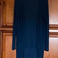 Cardigan lungo blu    -     COME NUOVO