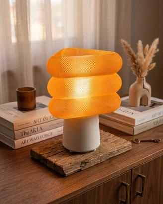 Lampada da Tavolo Design Moderno Stampata in 3D