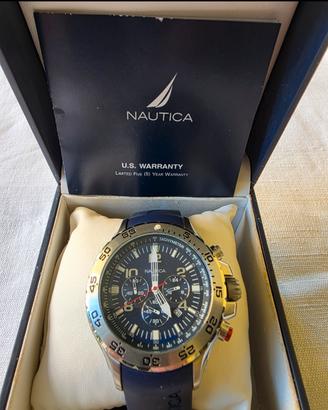 OROLOGIO NAUTICA BLUE NST CHRONOGRAPH - NUOVO.