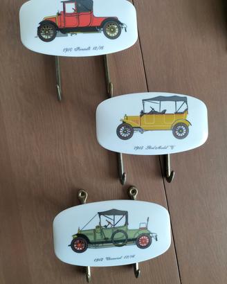 attaccapanni in ceramica vintage 