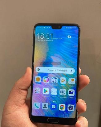 Huawei P20 black 128 GB - 7623