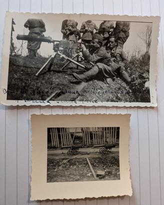 Lotto foto 1gm ww1 ww2 mitragliatrice fiat e maxim