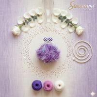 NUOVO Porta monete fatto all'uncinetto in cordino 