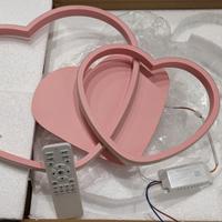 Lampada a LED a forma di cuore con telecomando