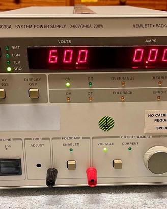 HP 6038A SYSTEM POWER SUPPLY