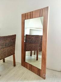 specchio grande in teak 250 euro