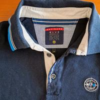polo  blu  navigare nautical