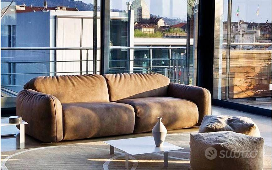 Divano Piumotto 08 Busnelli con Pouf Arredamento e Casalinghi In - Main Image