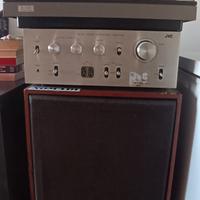 impianto giradischi amplificatore coppia casse 