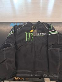 GIACCA MOTO MONSTER CON PROTEZIONI NUOVA