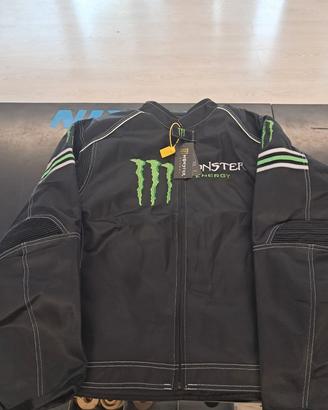 GIACCA MOTO MONSTER CON PROTEZIONI NUOVA