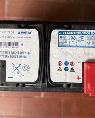Batteria auto Varta 80Ah 800A –