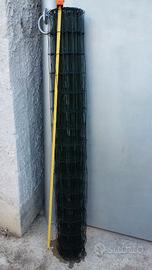 Rete metallica plastificata 1.50,e zincata H 2.00