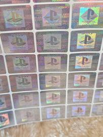 50 adesivi olografici box gioco ps1 playstation