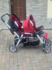 passeggino gemellare usato Janè Twin Two