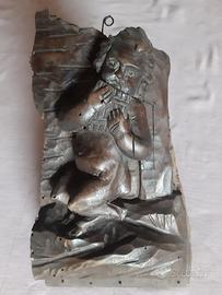 frammento scultoreo in legno 