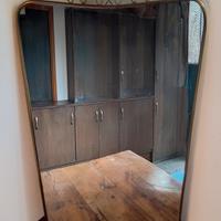 specchio in ottone anni 50'